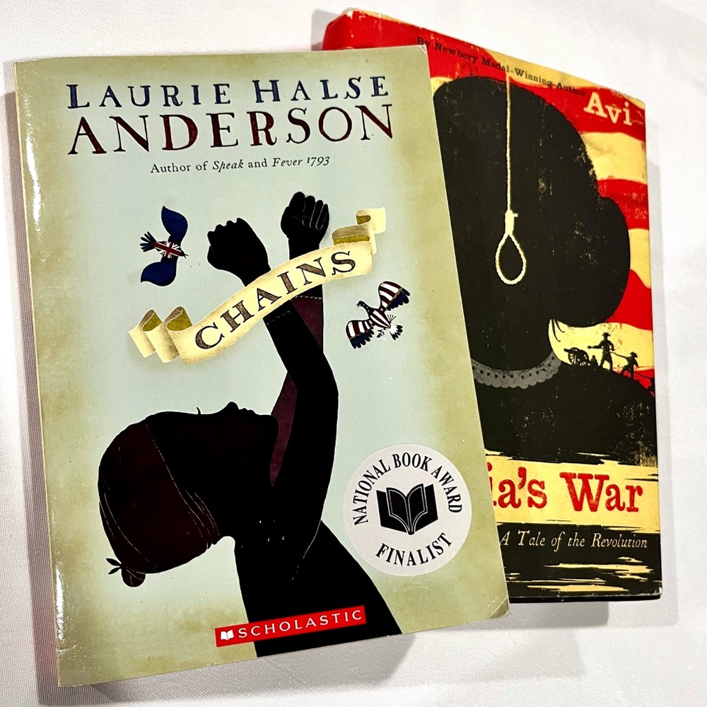 Chains by Laurie Halse Anderson & Sophia’s War by Avi